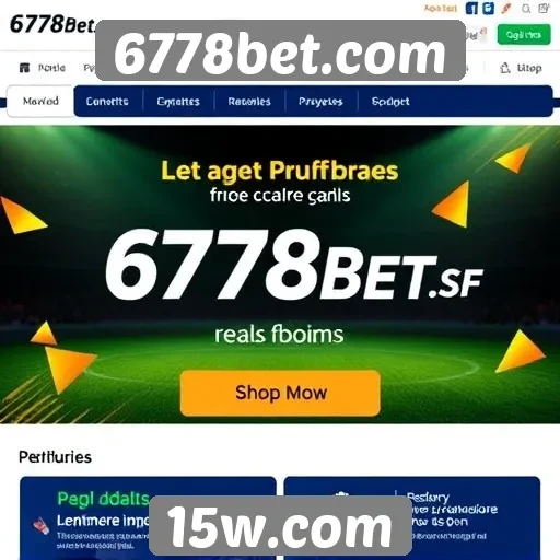 Promoções disponíveis em 6778bet.com